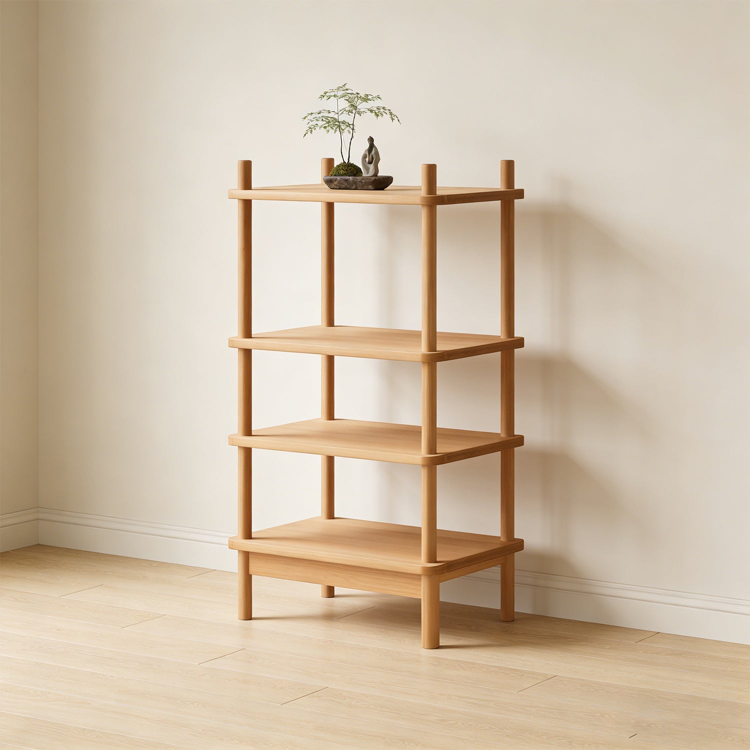 Wooden Tiered Storage Shelf
