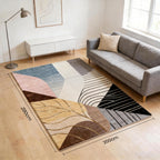 Multicolor Geometric Area Rug