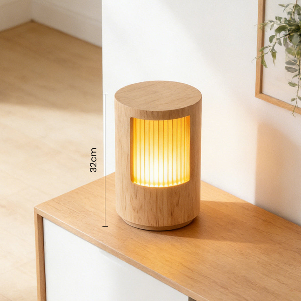 Wood Cylinder Ambient Lamp