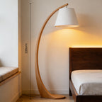 Arc Wood Floor Lamp