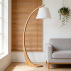 Arc Wood Floor Lamp