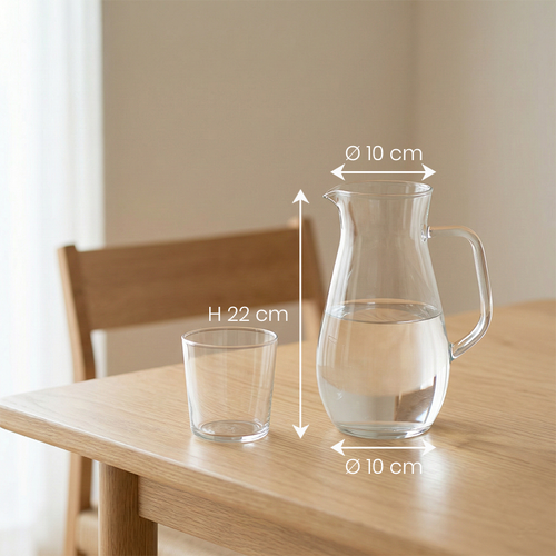 Clear Glass Carafe