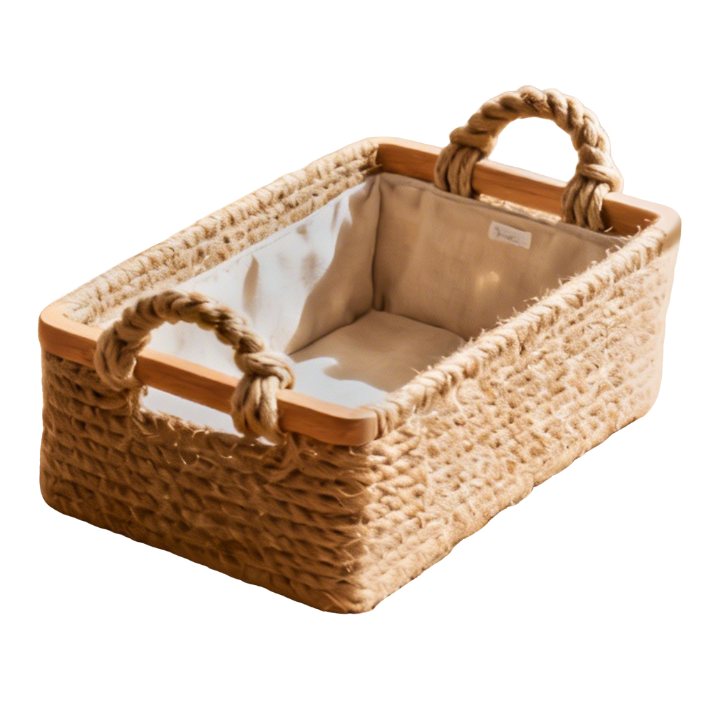 Jute Rope Storage Basket