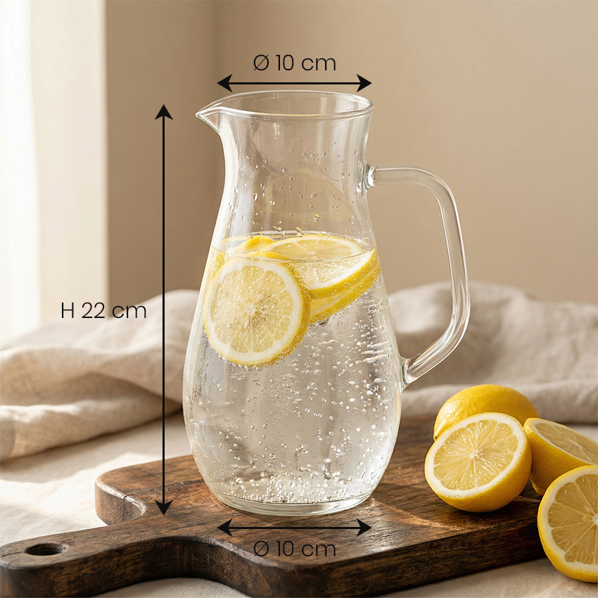 Clear Glass Carafe