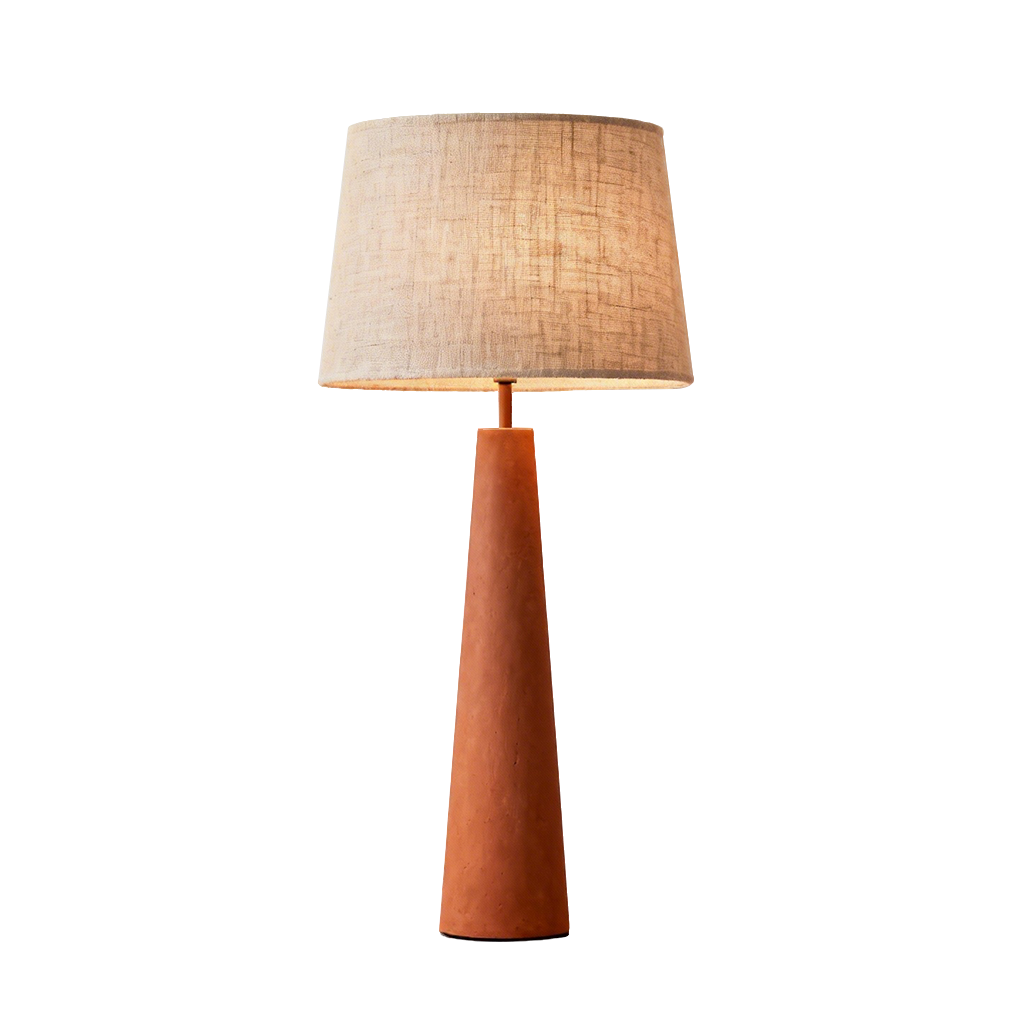 Terracotta Cone Table Lamp