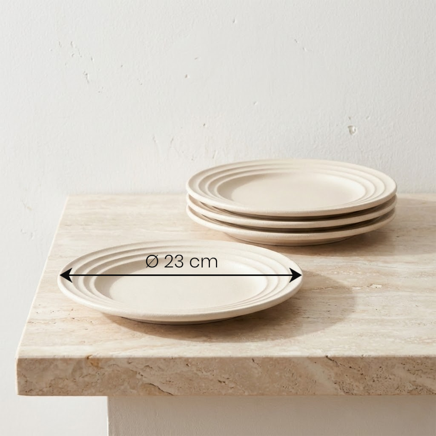 Sand Tone Dinner Plate