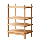 Wooden Tiered Storage Shelf