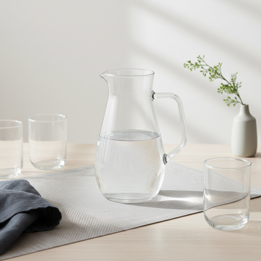 Clear Glass Carafe