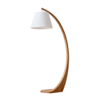 Arc Wood Floor Lamp