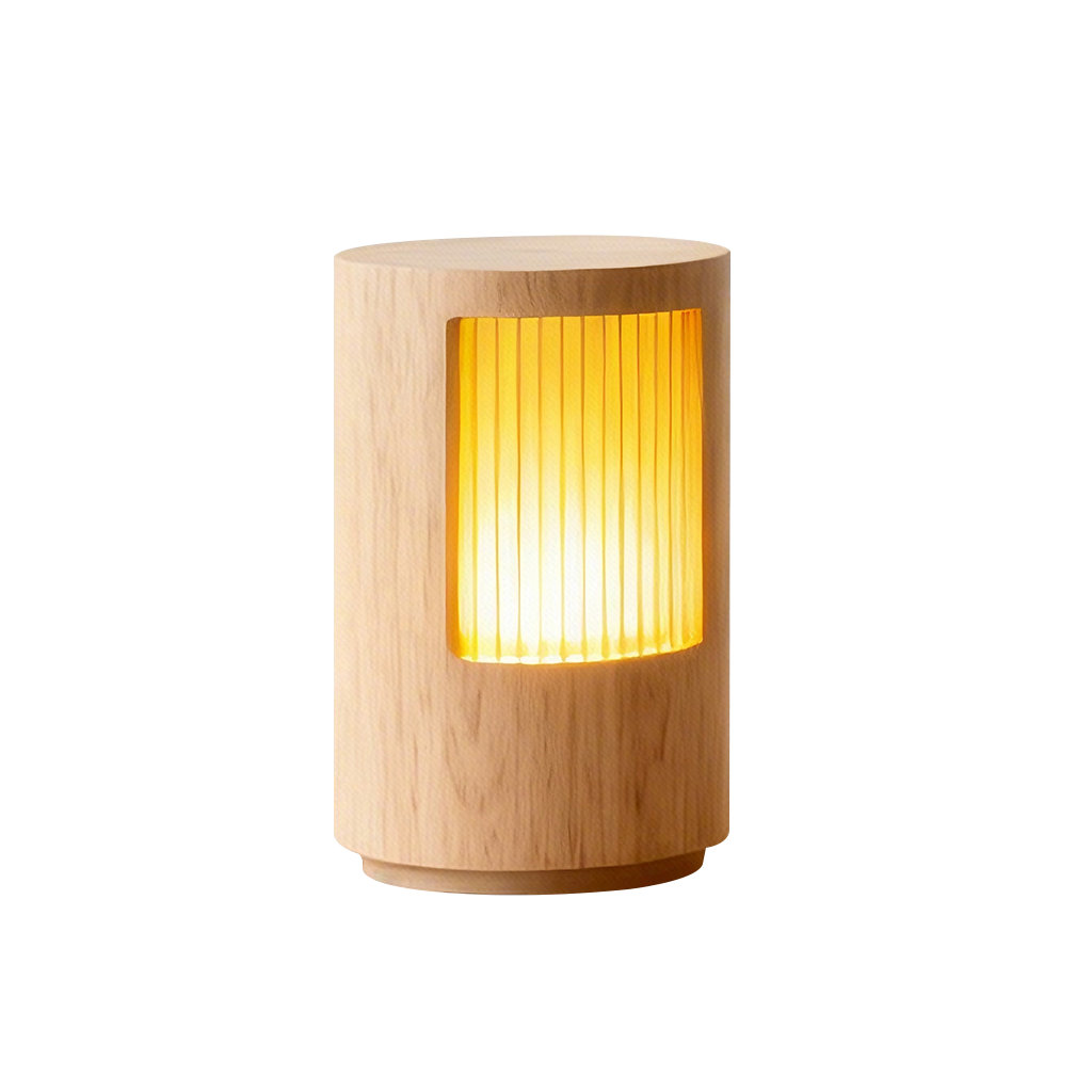 Wood Cylinder Ambient Lamp
