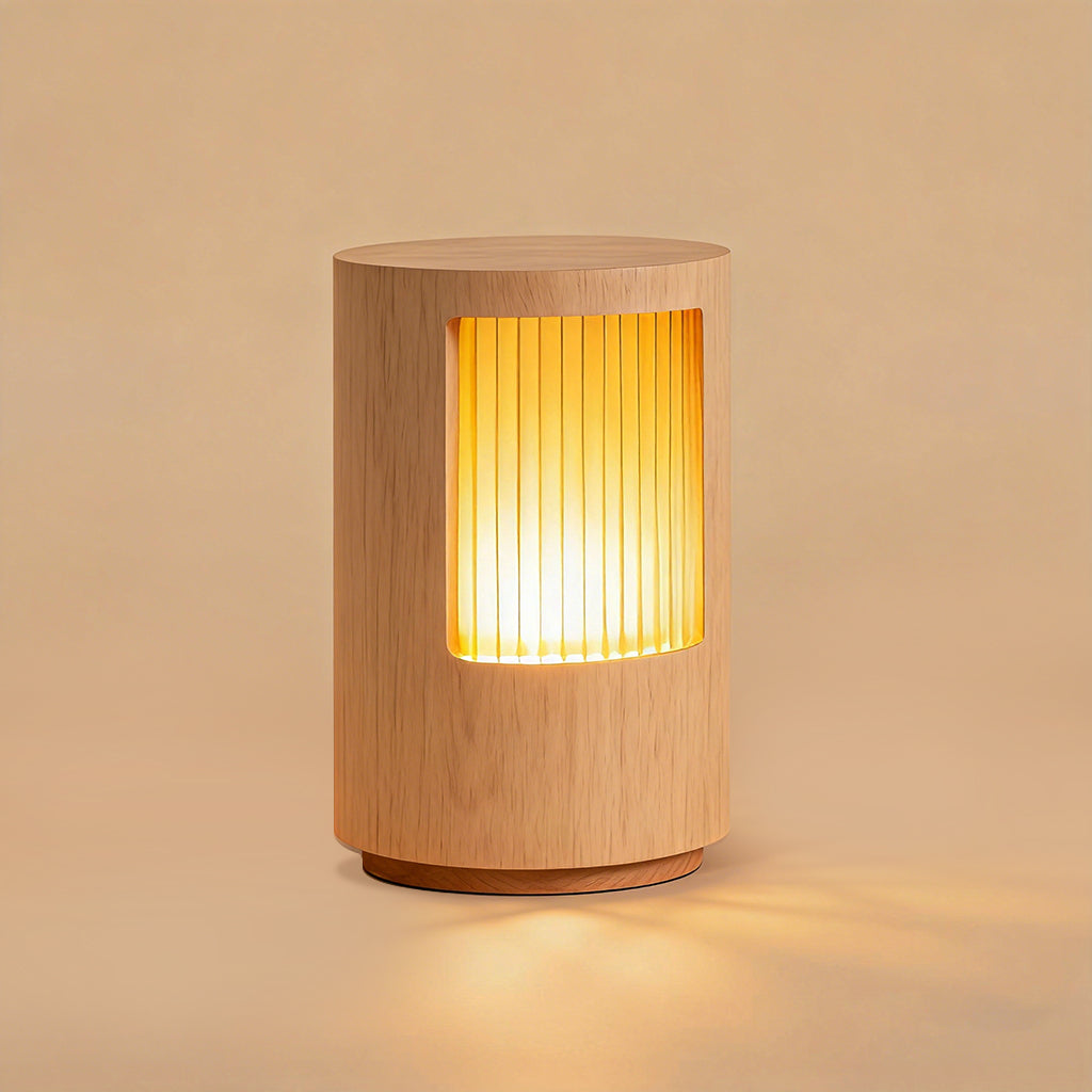 Wood Cylinder Ambient Lamp