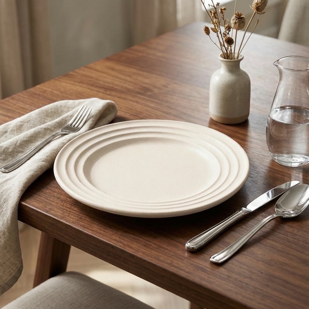 Sand Tone Dinner Plate