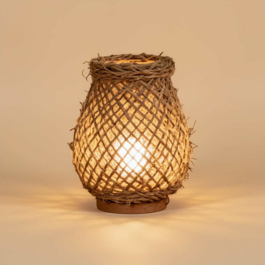 Woven Rope Table Lamp