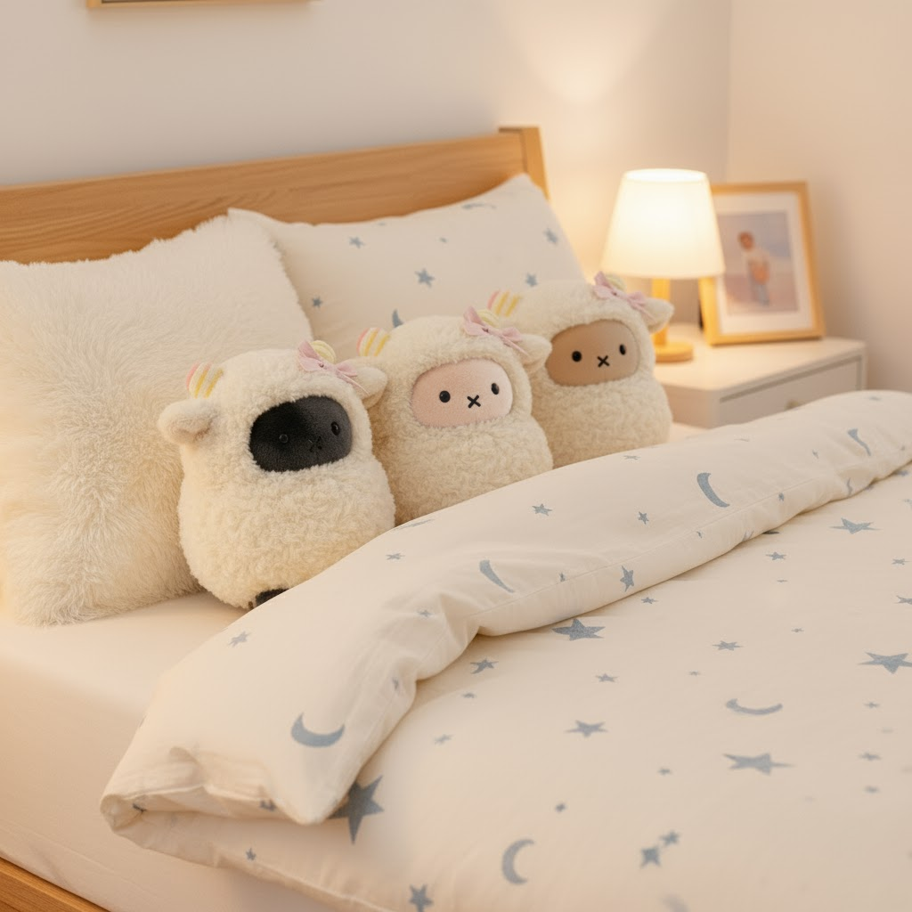 Fluffy Lamb Plush Toy